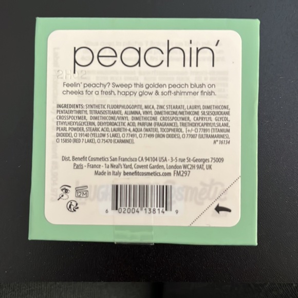 Benefit peachin blush. Full sized! - Picture 2 of 3